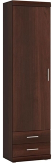 Stauraumschrank IMPERIAL Mehrzweckschrank 50x38x195cm Nussbaum Imperial