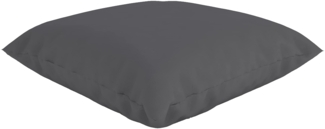 Federkissen mit Bezug - 80x80 cm - Anthrazit