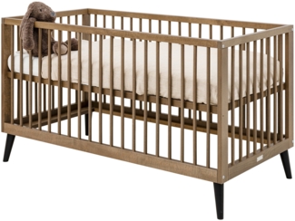 Bopita Zara Schlafsofa 70x140 cm - Walnuss Holz ko - Material: MDF / Spanplatte - Babypark. de