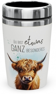 Thermobecher Isolierbecher Kaffeebecher To Go 240ml la vida Rind 3888031