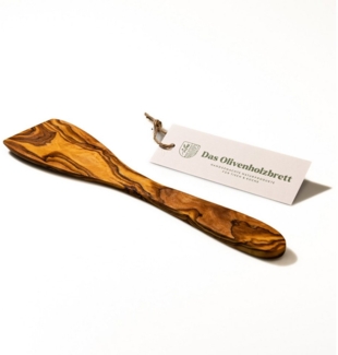 dasOlivenholzbrett Pfannenwender Pfannenwender, Bratwender aus Olivenholz, klassisch