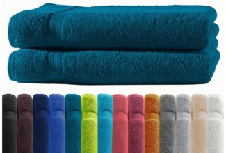 Zestri Handtücher COMFORT Handtücherset aus Baumwolle, saugstark weich, Frottee, Duschtuch 2er-Set, Duschtuch Saunahandtuch Gästehandtücher Badetuch Handtücher Set