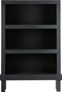 Basiclabel Schrank Bonk aus Kiefernholz, Schwarz, 107 x 39 x 160 cm