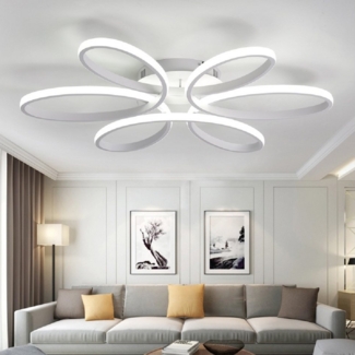 Eurotondisplay LED Deckenleuchte LED Deckenlampe Fernbedienung Lichtfarbe einstellbar dimmbar Leuchte, LED fest integriert, Warm- bis Kaltweiß einstellbar, Lichtfarbe und Helligkeit mit Fernbedienung einstellbar