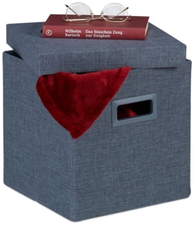 Sitzhocker mit Stauraum & Griffen