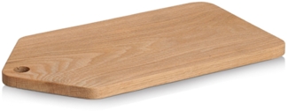 ZELLER 25683 Schneide-/ Servierbrett, Eiche, ca. 36,3 x 20,3 x 1,5 cm