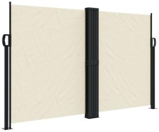 vidaXL Seitenmarkise Ausziehbar Creme 140x1000 cm 4004715