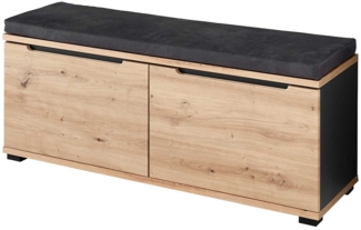 Bank vito Sedeo, Holzwerkstoff, Holzfarben, 120 x 50 x 38 cm