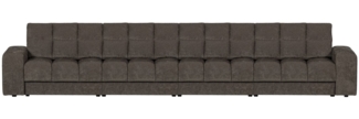 Sofa Date 4-Sitzer aus Webstoff, Grau