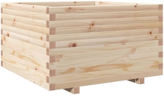 vidaXL Pflanzkübel 80x80x49,5 cm Massivholz Kiefer 3282529