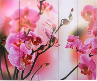 vidaXL Raumteiler klappbar 200 x 170 cm Blume 240479