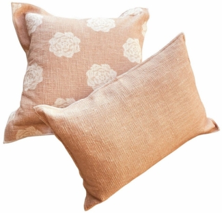 Mirabeau Kissenhülle Kissenhülle 2er Set Belvienne rosé/creme