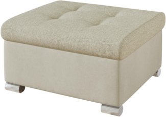 Polsterhocker Niko Klein, Farbe: Uttario Velvet 2979 + Matana 17