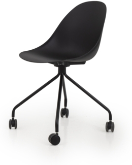 Tenzo Schreibtischstuhl Metallbeine/PP-Sitz