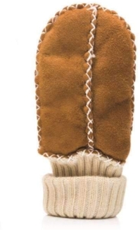 Babylammfell Fäustlinge Gr. II, braun