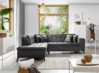 Wohnideebilder Lanvin Dunkelgrau Ecksofas & Eckcouches CO-LAN-LT-06SA