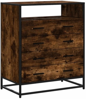 vidaXL Schubladenschrank Räuchereiche 70x41x83,5 cm Holzwerkstoff 849091