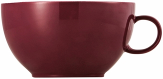 Thomas Sunny Day Cappuccinotasse, Obertasse, Porzellan, Fuchsia / Rot, Spülmaschinenfest, 380 ml, 14672