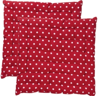 REDBEST Stuhlkissen Stuhlkissen 2er-Pack "Orlando", Punkte