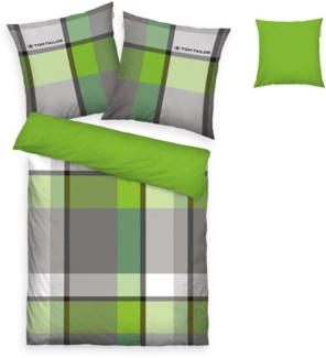 TOM TAILOR HOME Bettwäsche Lenny in Gr. 135x200 oder 155x220 cm, Renforcé, 3 teilig, mit GRATIS-Zugabe: Kissenhülle, in Biber und Renforcé erhältlich