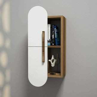 Dmora Regal Wandregal Aquilae 35 x 22 x 60h cm Braun 4 Böden