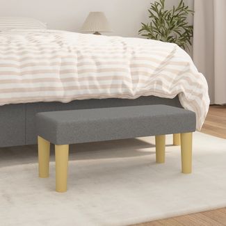vidaXL Sitzbank Dunkelgrau 70 x 30 x 30 cm Stoff [346625]