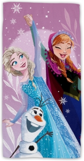 Disney Frozen Strandhandtuch Weiches Polyester Badetuch 140x70 cm für Kinder