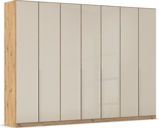rauch Drehtürenschrank Kleiderschrank Kleiderschränke Schrank Garderobe AGORDO mit Glasfront (in zwei Griff-Farben, Breiten 91-360 cm) durchdachte Innenausstattung, in 7 Breiten und 2 Höhen MADE IN GERMANY