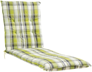 doppler® Liegenauflage DALLODA, B 60 x L 195 cm, Grün, Gartenliegeauflage, Gartenauflage für Gartenliege