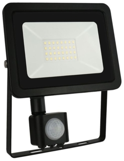 LED Fluter 30W Warmweiß NOCTIS LUX 2 schwarz mit Sensor