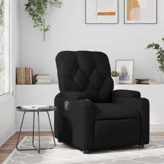 vidaXL Relaxsessel Schwarz Kunstleder 372503