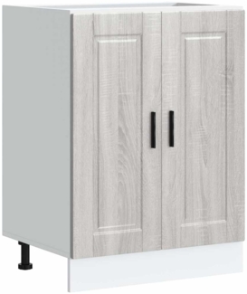 vidaXL Küchenunterschrank Porto Grau Sonoma Holzwerkstoff 853923