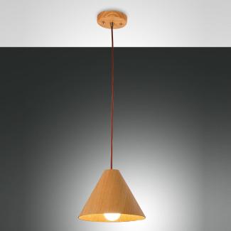 FABAS LUCE No. 3630-40-215 Pendelleuchte Esino 25cm Holz Eiche E27