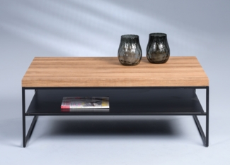 Couchtisch Vechta 3 / Vista 3 , Holzfarben , 106 x 40 x 60 cm