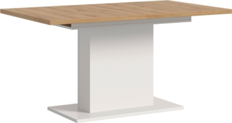 INOSIGN Esstisch Motus, ausziehbar 150 -190 cm, inklusive 40 cm Einlegeplatte (Set, 1-St), Säulengestell mit Bodenplatte, Tisch, Küchentisch, Esszimmer, Küche