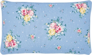 Greengate Kissenhülle Laura Kissenhülle dusty blue 30x50 cm