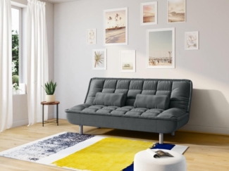 Schlafsofa Klappsofa Mishan - Grau