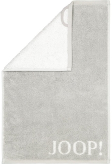 JOOP! Handtuch Joop! Handtuch Duschtuch Gästetuch Classic 1600-76 Silber Grau 30x50, Walkfrottier, 100% Baumwolle