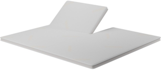 wonello, Topper wonello premium HR SPLIT Topper, 6 cm hoch, Kaltschaum, (druckentlastend & besonders atmungsaktiv), Luxus Matratzentopper für elektrische Boxspringbetten