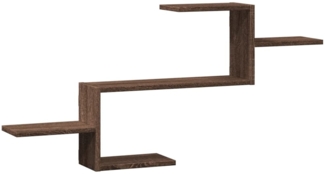 vidaXL Wandregal Braun Eichen-Optik 104x15x49 cm Holzwerkstoff 853206
