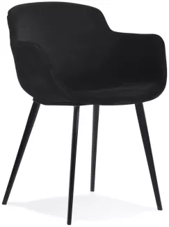 Kokoon Design Sessel Lorel Metall Schwarz