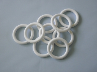 Peva Duschvohang 3D Optik Transparent Quadro 120x180 cm inkl. Duschvorhangringe