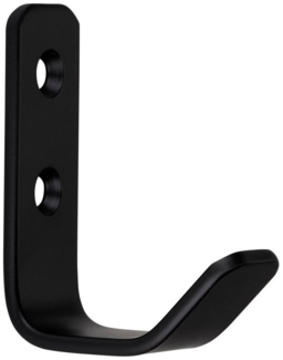 SO-TECH® Garderobenhaken Kleiderhaken ALBA echt Edelstahl schwarz