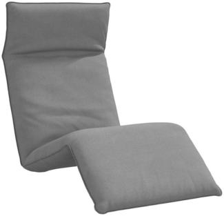 vidaXL Gartenliege Sonnenliege Klappbar Grau 175 x 54 x 8,5 cm Oxford-Gewebe, 1 St.