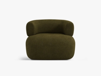 Micadoni Sessel Jenny 1-Sitzer Boucle Ascot Grün