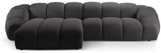 Micadoni Ecksofa Diana 4-Sitzer Links 3D-Stoff Espresso