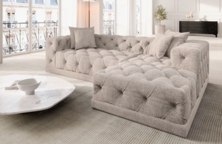 Sofa Dreams Ecksofa Strukturstoff Stoff Polster Sofa Palma L Form kurz Stoffsofa