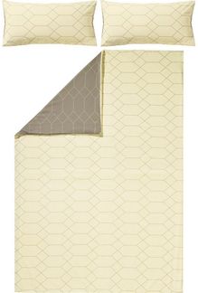 REDBEST Bettwäsche Wendebettwäsche, Biber, Grafik