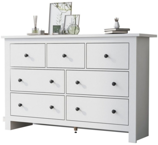 KLAM HOME Kommode Sideboard Küchenschrank Beistellschrank Aufbewahrungsschrank, Anrichte Standschrank für Wohnzimmer