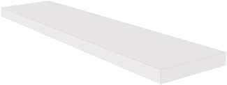 Wandboard Elif 90x24x4 Bücherregal Wandregal weiß matt lack 14858
